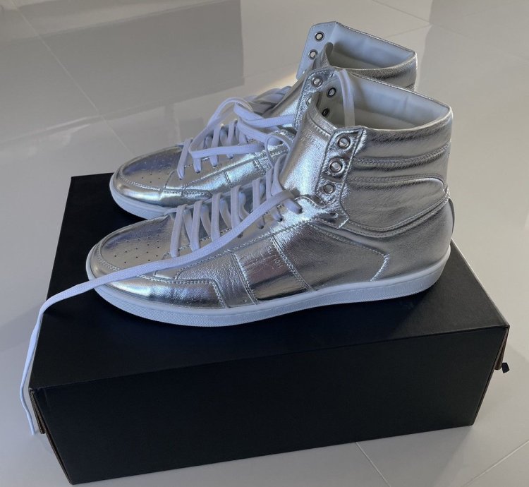Saint Laurent Sl10h Mirror Hightops