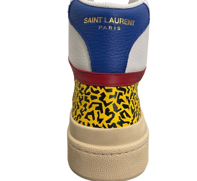 Saint Laurent Sl24 Mid Top Sneakers
