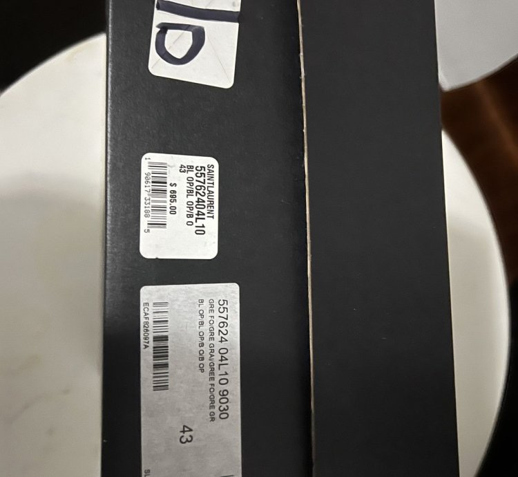 Saint Laurent Sl24 Worn-effect Sneakers