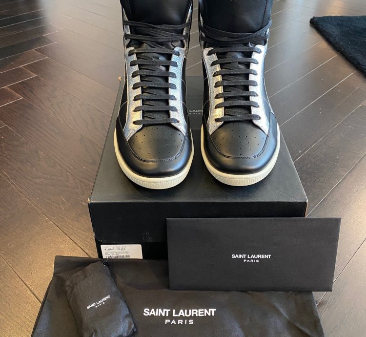 Saint Laurent Sneakers Sl 36h Classic Hi-top Black Leather
