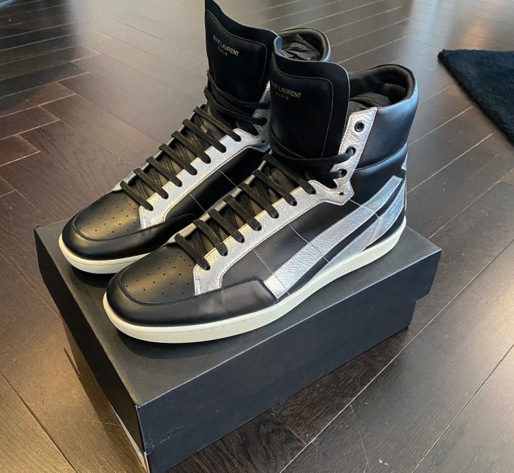 Saint Laurent Sneakers Sl 36h Classic Hi-top Black Leather