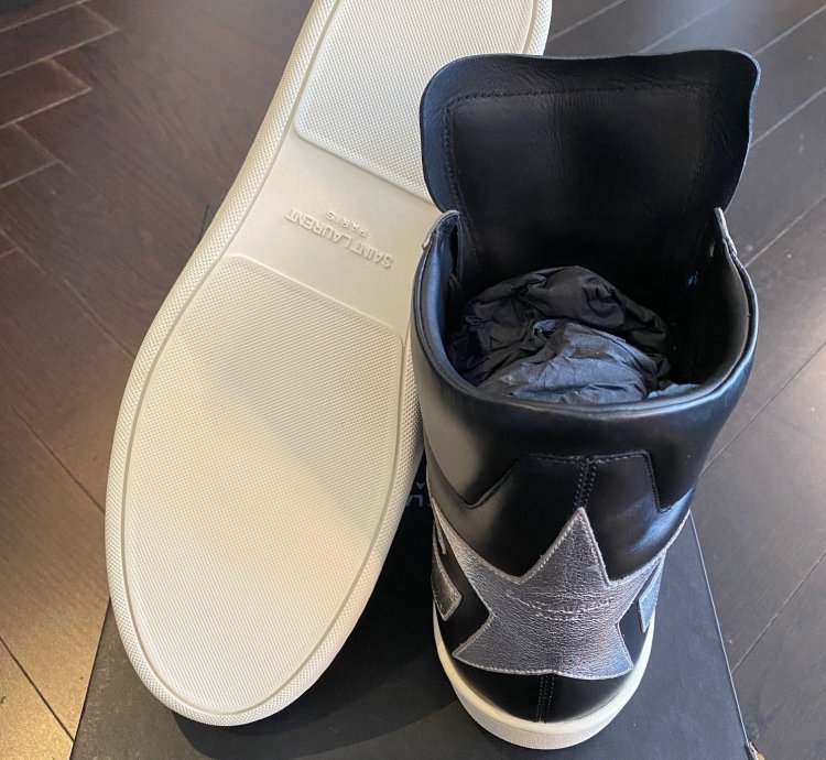 Saint Laurent Sneakers Sl 36h Classic Hi-top Black Leather