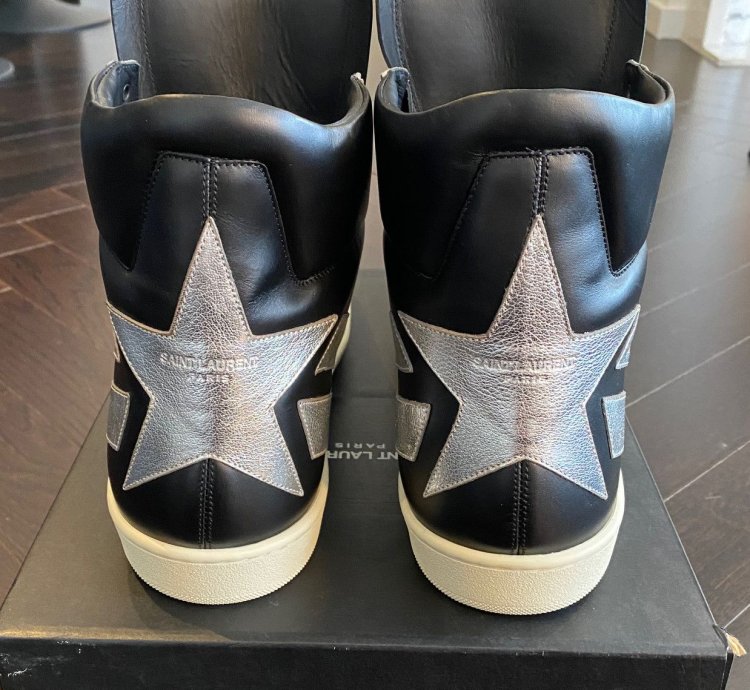 Saint Laurent Sneakers Sl 36h Classic Hi-top Black Leather