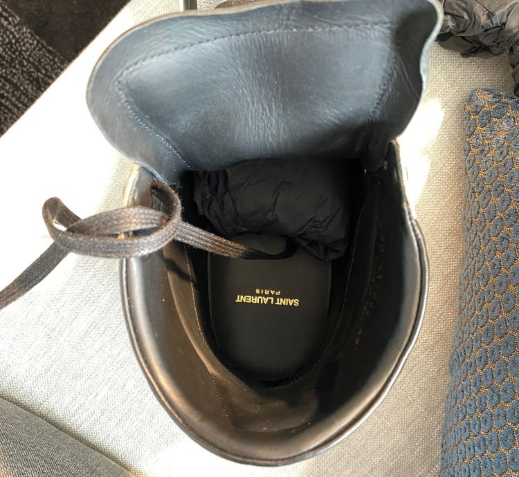 Saint Laurent Sneakers Sl 36h Classic Hi-top Black Leather