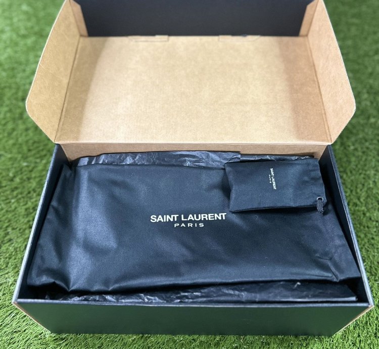 Saint Laurent Ss14 Bloodluster Shoes Sz 11 Blk Aop New Box