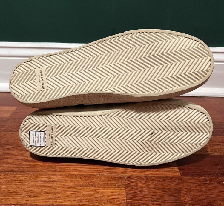 Saint Laurent Ss16 Checkered Sneakers Sz 12 brand New