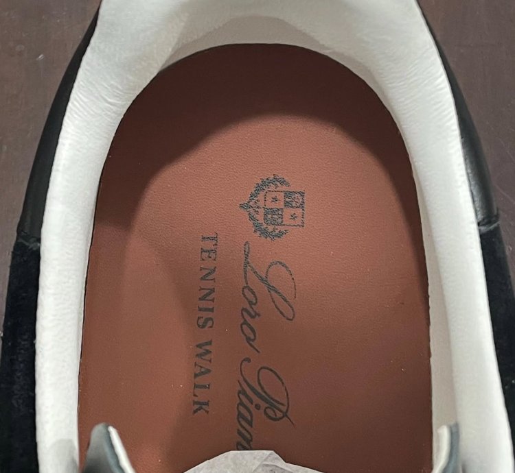 Loro Piana Tennis Walk Sneaker black Suede