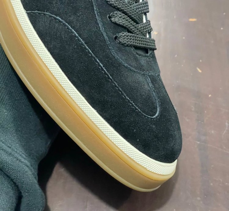 Loro Piana Tennis Walk Sneaker black Suede