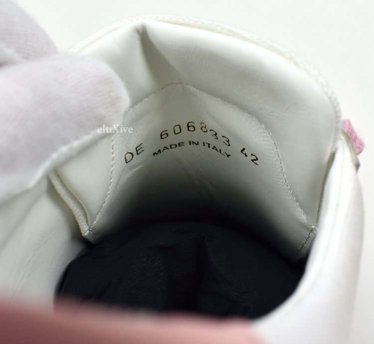 Saint Laurent White Canvas Andy Low Top Sneakers