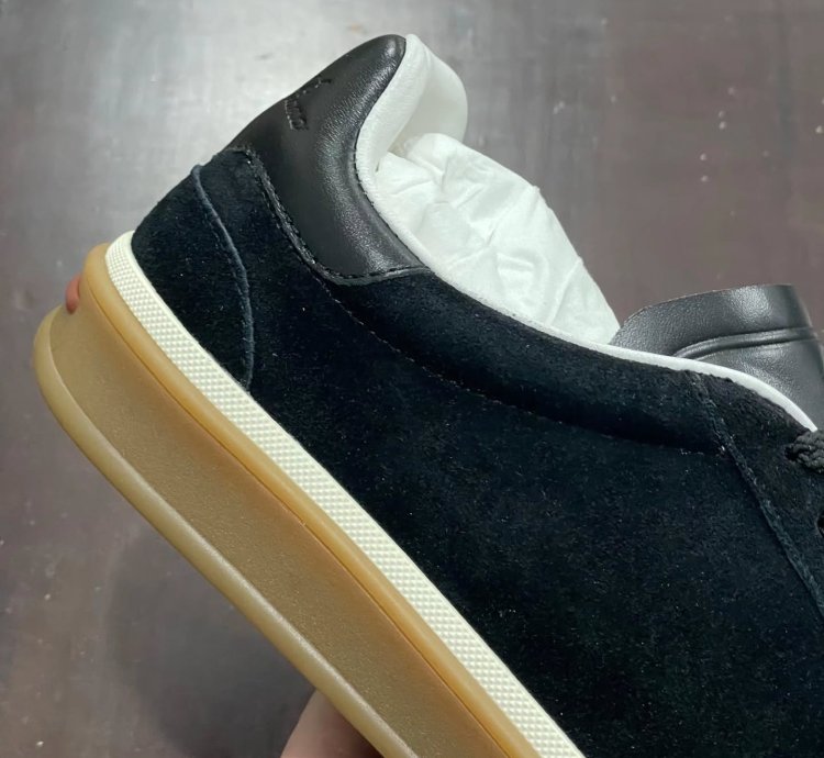 Loro Piana Tennis Walk Sneaker black Suede