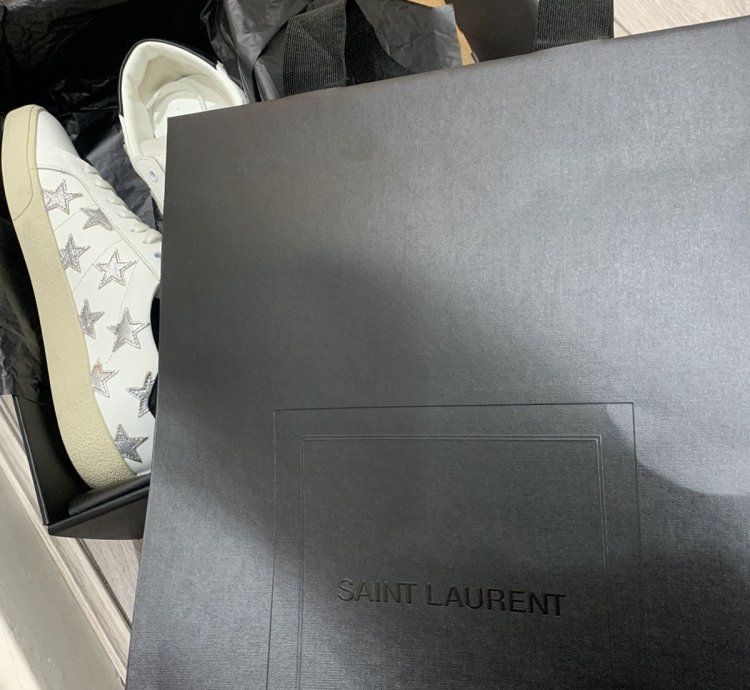 Saint Laurent Wraith Stars Low Top