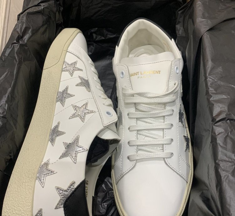 Saint Laurent Wraith Stars Low Top