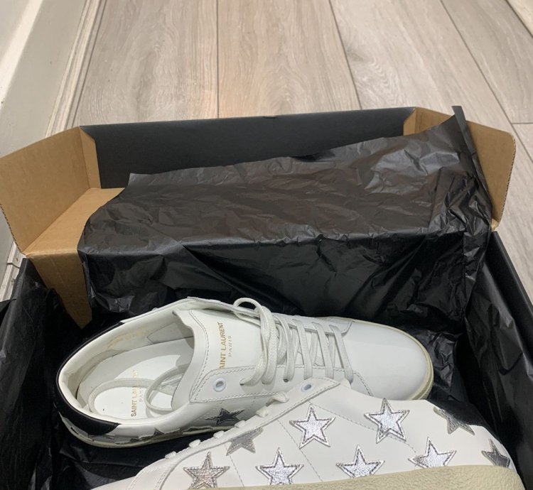 Saint Laurent Wraith Stars Low Top