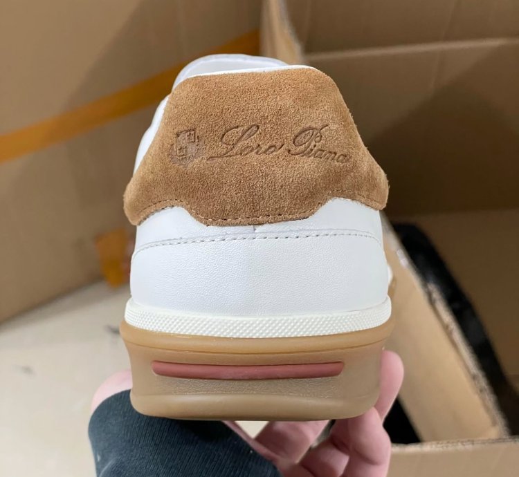 Loro Piana Tennis Walk Sneaker white