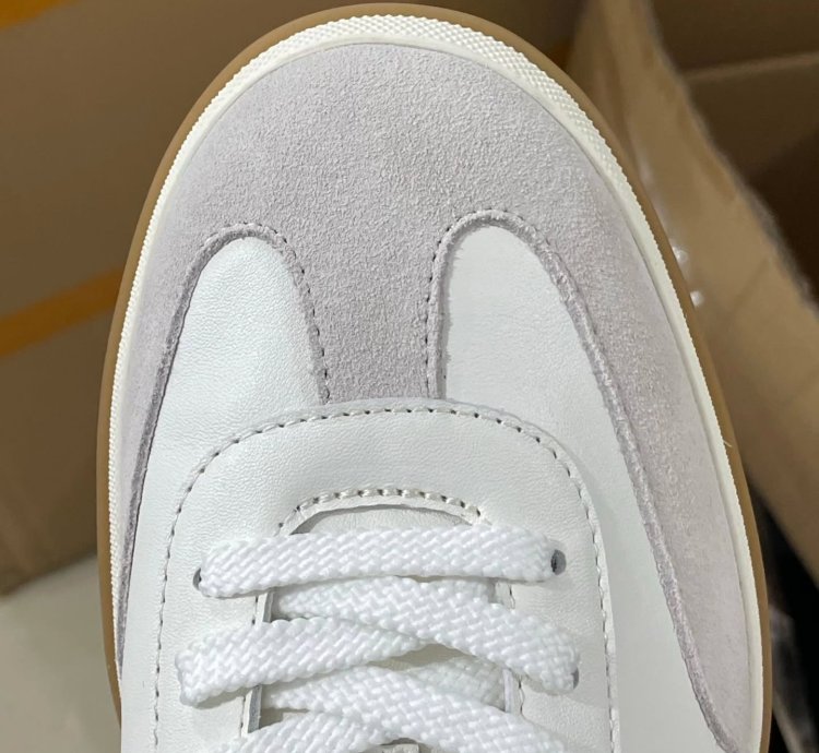 Loro Piana Tennis Walk Sneaker white