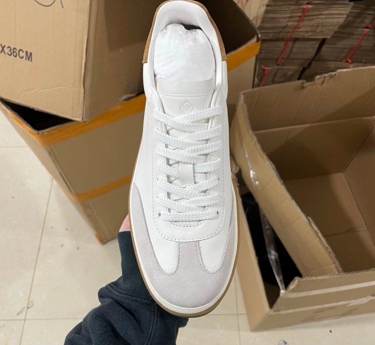 Loro Piana Tennis Walk Sneaker white