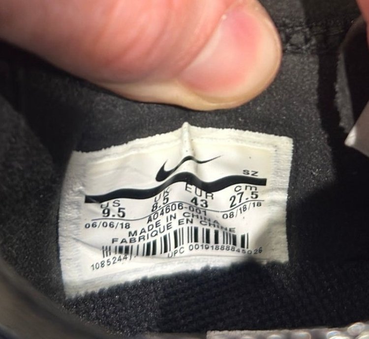 Size 9 5 - Nike Air Force 1 Low Off-white Black White
