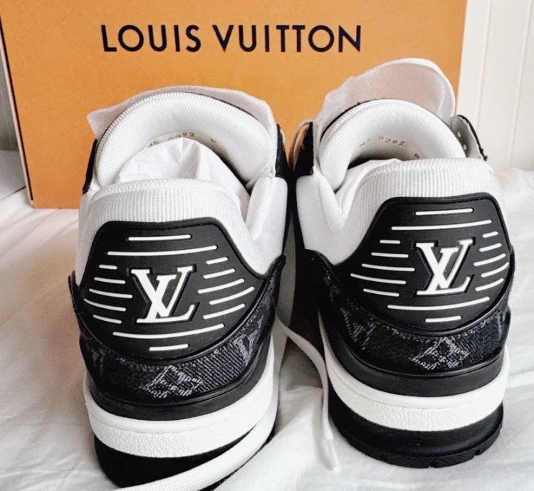 Lv Trainer Sneaker black White Monogram