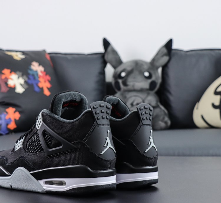 Nike Air Jordan 4 Retro Se Black Canvas Dh7138-006