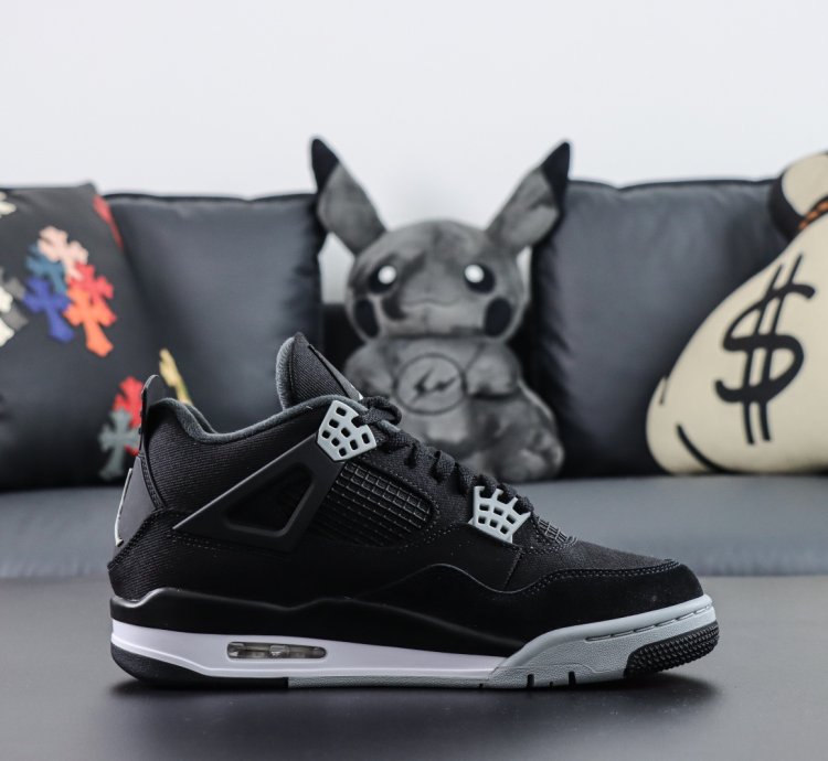 Nike Air Jordan 4 Retro Se Black Canvas Dh7138-006