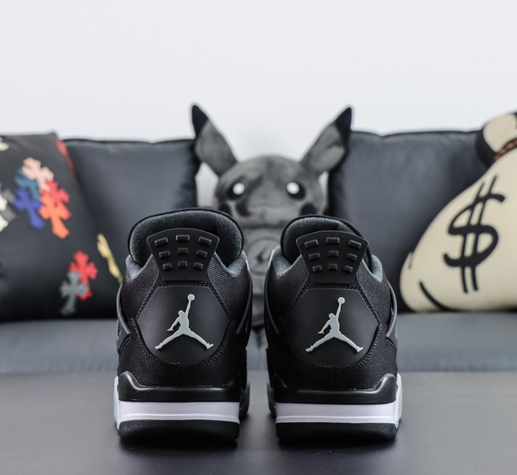 Nike Air Jordan 4 Retro Se Black Canvas Dh7138-006