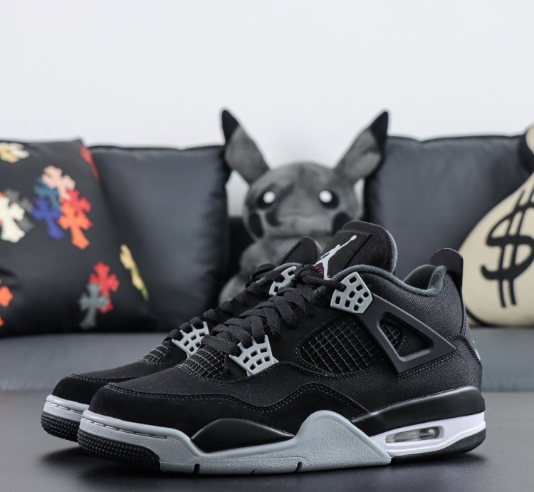 Nike Air Jordan 4 Retro Se Black Canvas Dh7138-006
