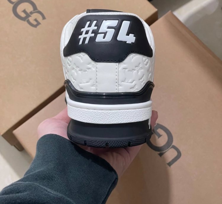 Lv Trainer Sneaker black White Monogram