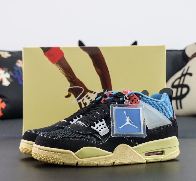 Union X Nike Air Jordan 4 Retro off Noir Dc9533-001