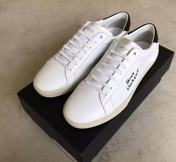 Sl Court Court Classic Sl06 Embroidered Leather Us 11 Eu 44