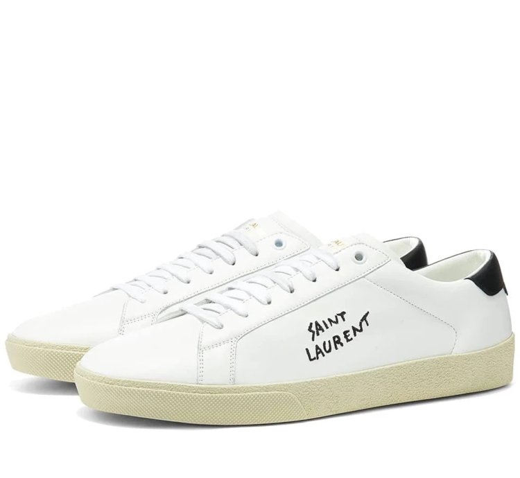 Sl Court Court Classic Sl06 Embroidered Leather Us 12 Eu 45