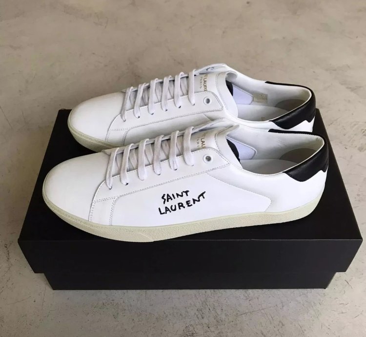 Sl Court Court Classic Sl06 Embroidered Leather Us 12 Eu 45
