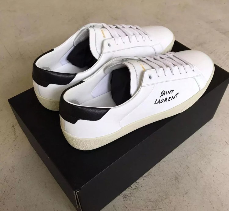 Sl Court Court Classic Sl06 Embroidered Leather Us 12 Eu 45