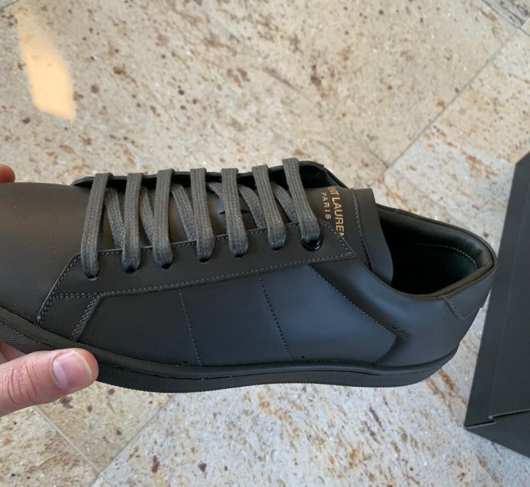 Sl01 Low Top Sneakers In Haunting Green