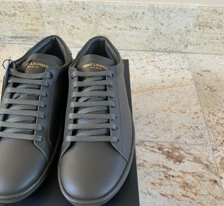 Sl01 Low Top Sneakers In Haunting Green