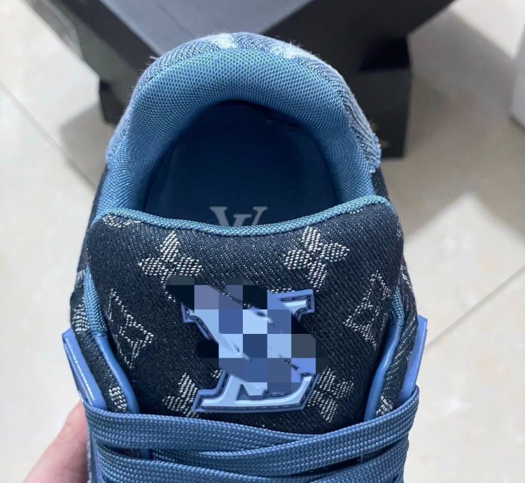 Iv Trainer Sneaker blue Black Denim Monogram