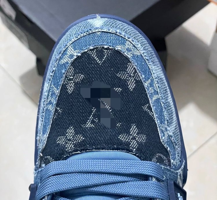 Iv Trainer Sneaker blue Black Denim Monogram
