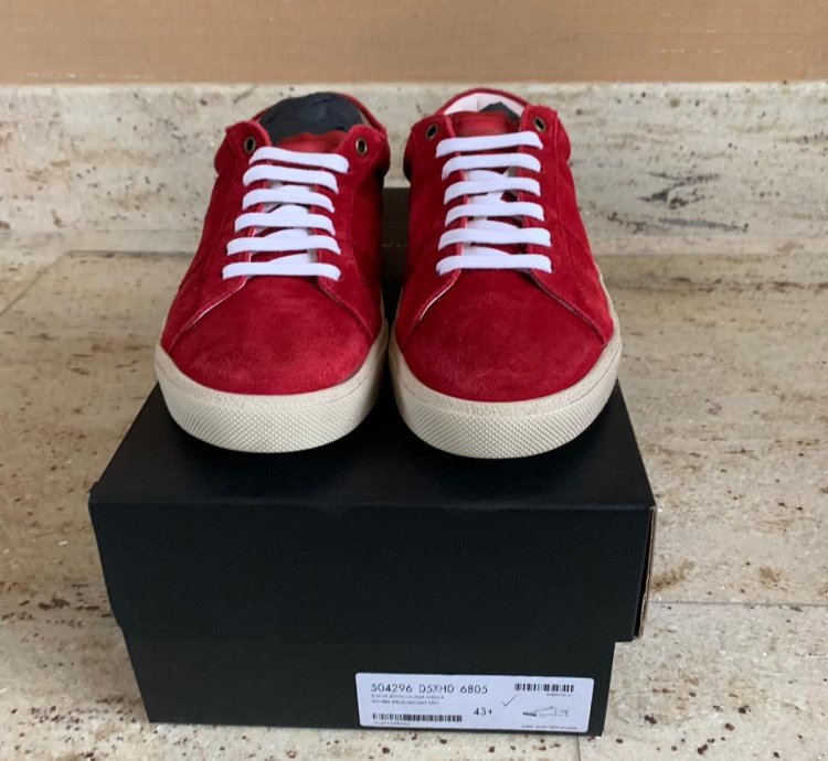 Sl06 Low Top Sneakers In Rouge Eros