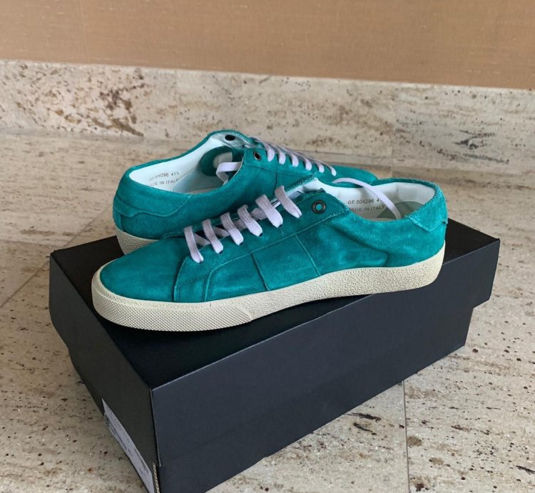 Sl06 Low Top Sneakers In Vert Orient