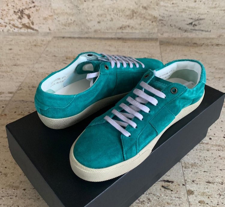 Sl06 Low Top Sneakers In Vert Orient