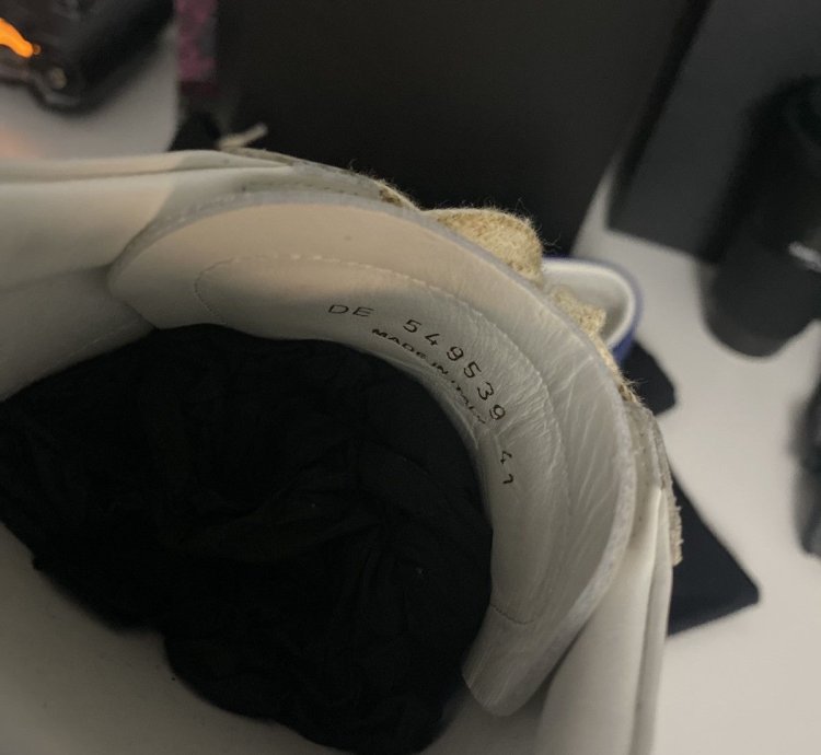 Star Print Leather Sneaker