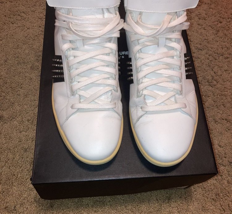 Studded Hi-top Sneakers