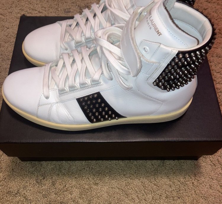 Studded Hi-top Sneakers