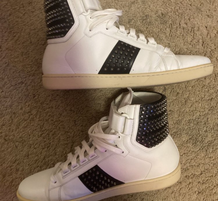 Studded Hi-top Sneakers