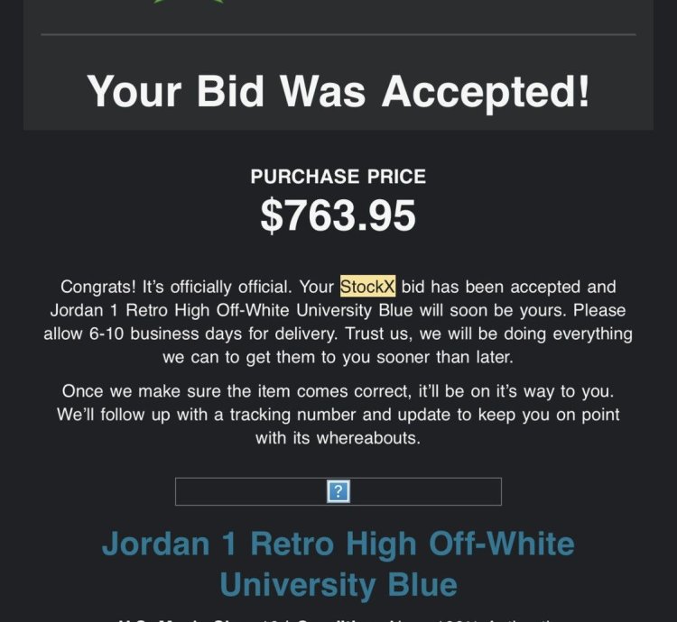 Unc Off White Jordan Ones