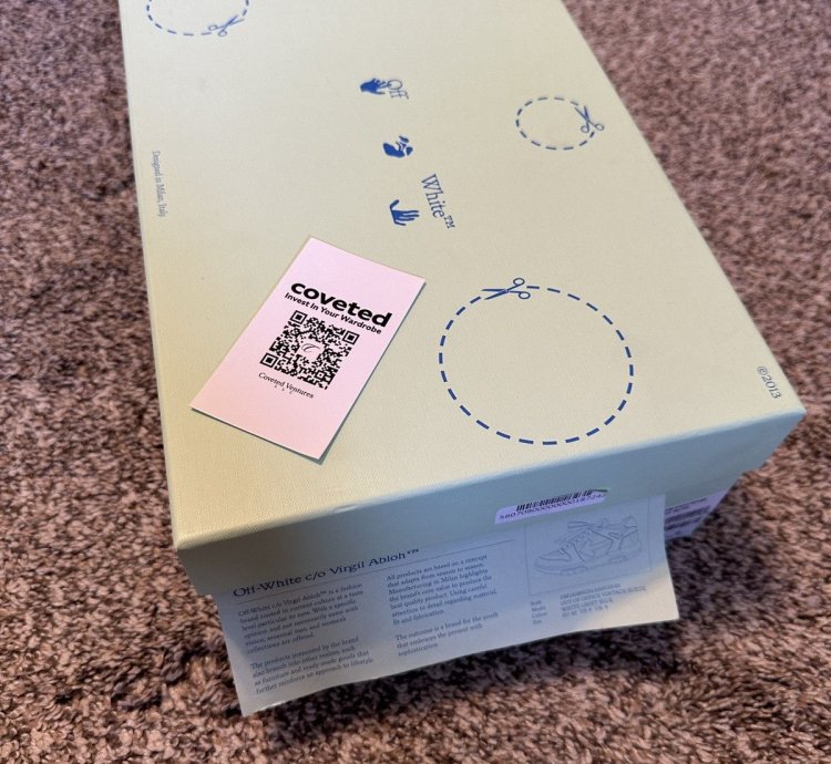 Us 9 Off-white Out Of Office Vintage Suede Light Blue