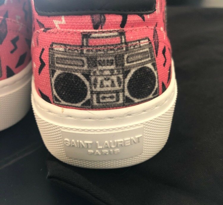 Venice Sneakers In Radio Print Canvas