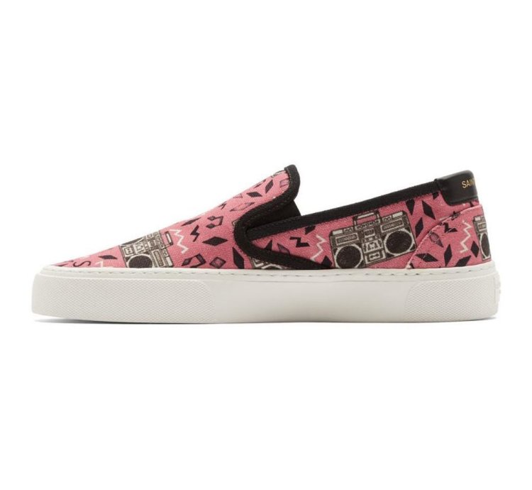 Venice Sneakers In Radio Print Canvas