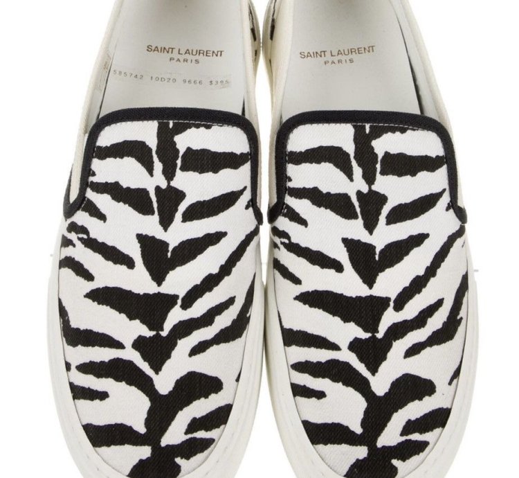 Venice Zebra Slip On Sneakers Size 43 5