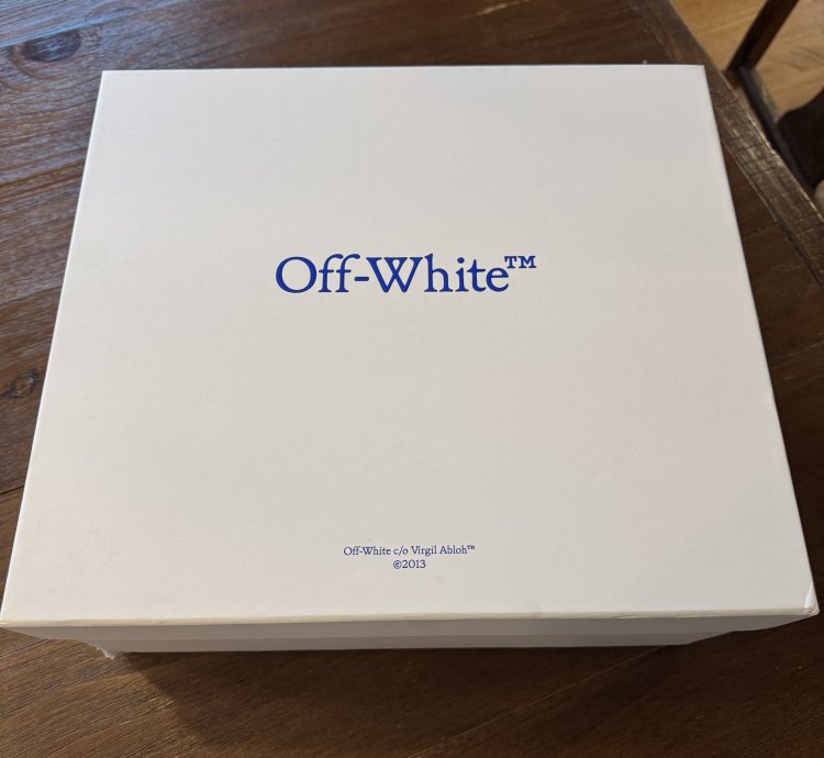 White Off-white The Glove Sneaker Nib New Size 43 Us 10