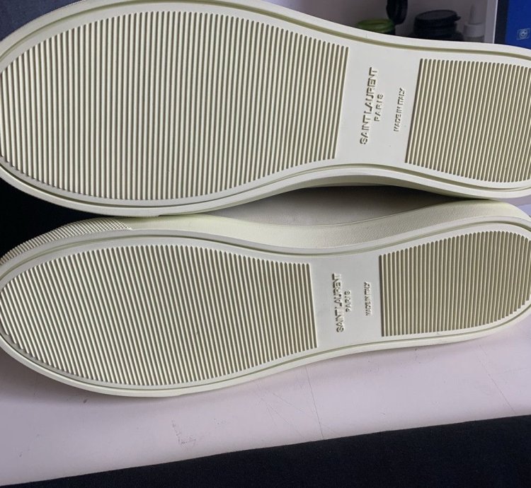 Ysl Andy Low Nabuck Sneakers Yellow Brand New